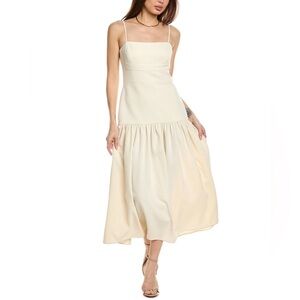 Alexis Cream Midi Dress